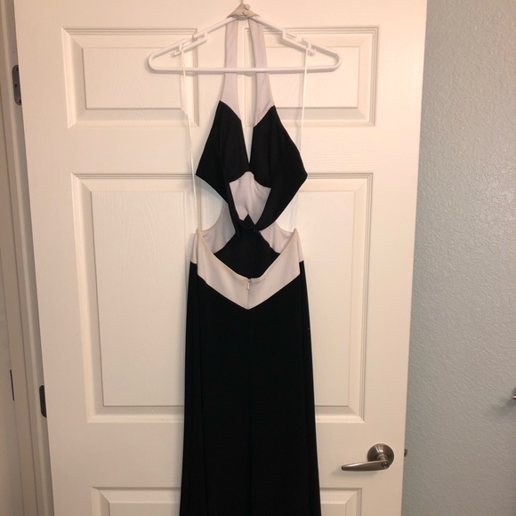 Faviana Tuxedo Prom Dress - Picture 2 of 4